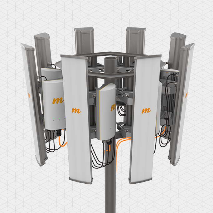 Mimosa N5-45-2x2 Dual Chain Mimo 45 degree Sector Aerial