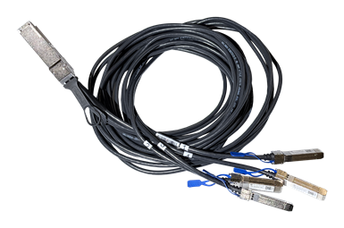 QSFP+ 40G break-out cable to 4x10G 3m